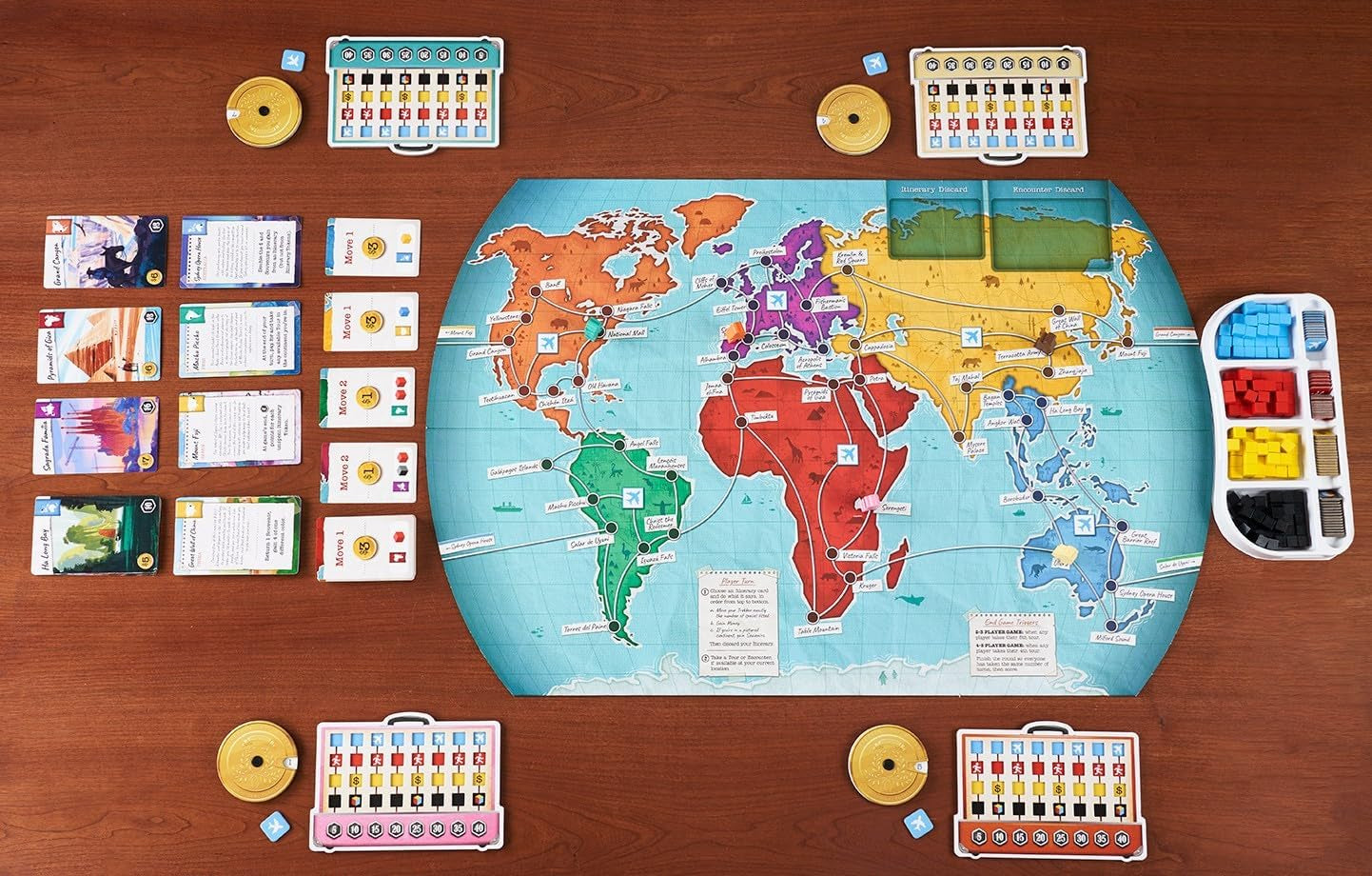 Trekking the World (2Nd Edition) - the Award-Winning Family Board Game | Great for Kids Ages 10 and up | Easy to Learn | Designed for Globetrotters by