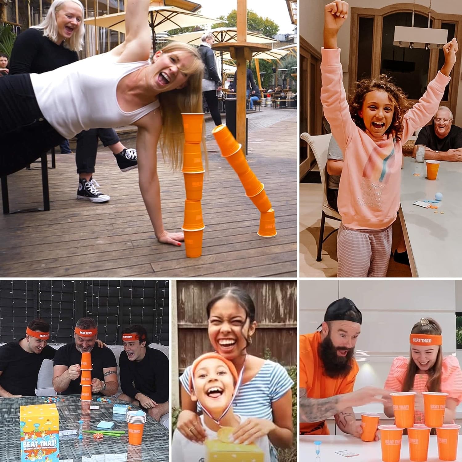 Beat That! the Bonkers Battle of Wacky Challenges - Family Party Games for Game Night - Fun for Kids and Adults - Super Entertaining Games for Family Dinner, Reunion and Other Occasion