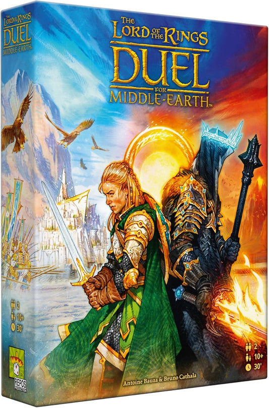 The Lord of the Rings: Duel for Middle-Earth Board Game - Epic Strategy Game of Power and Conquest for Kids and Adults, Ages 10+, 2 Players, 30 Minute Playtime, Made by