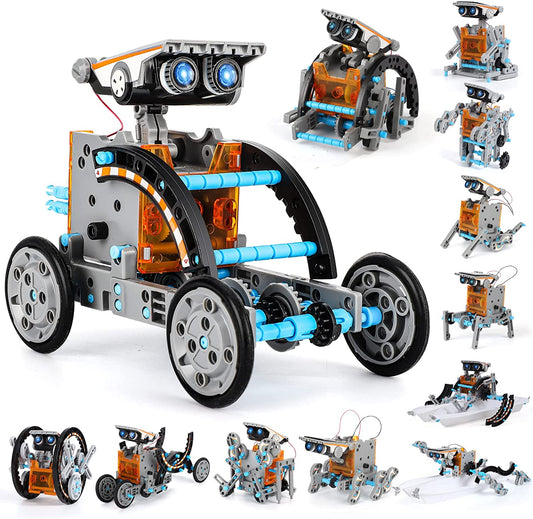 Toys for Ages 8-13, 12-In-1 STEM Solar Robot Kit Toys Gifts for Kids 8 9 10 11 12 13 Years Old, Educational Building Science Experiment Set Birthday for Kids Boys Girls