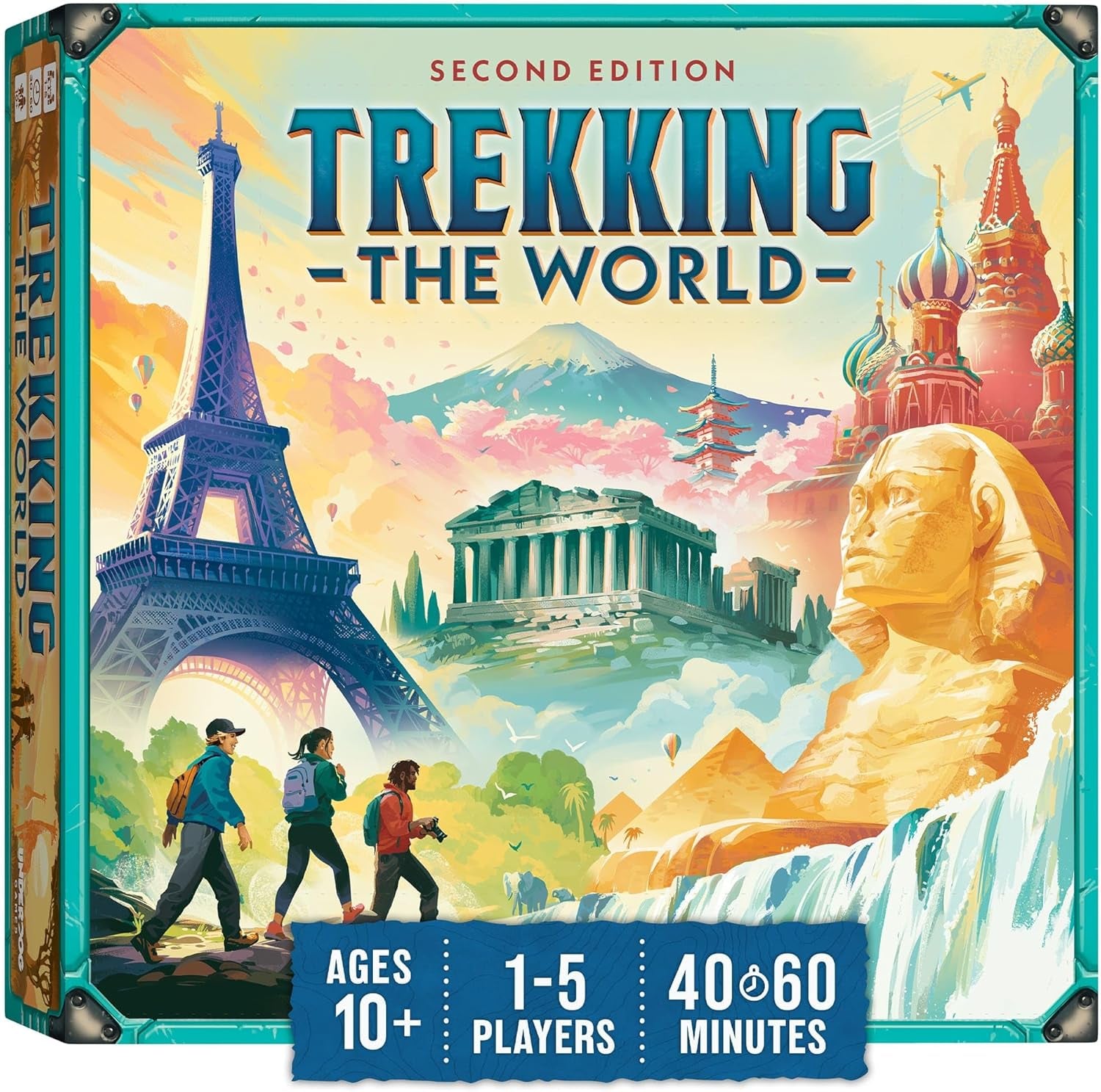 Trekking the World (2Nd Edition) - the Award-Winning Family Board Game | Great for Kids Ages 10 and up | Easy to Learn | Designed for Globetrotters by