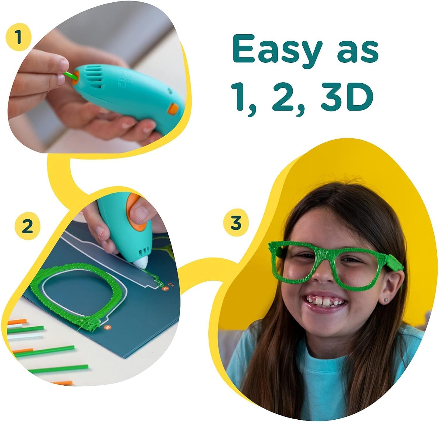 Start+ Essentials (2024) 3D Pen Set for Kids, Easy to Use, Learn from Home Art Activity Set, Educational STEM Toy for Boys & Girls Ages 6+