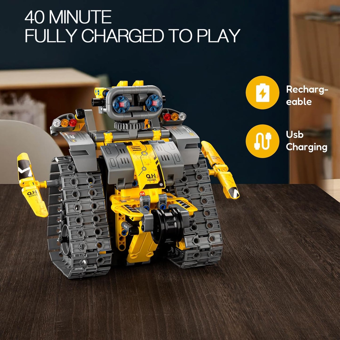 STEM Building Toys for Ages 8-13, Remote & App Controlled Creator 5In1 Robot/Explorer Robot/Mech Dinosaur Toys Coding Set, Creative Gifts for Boys Girls Kids Aged 6 7 8-13 (488 Pieces)